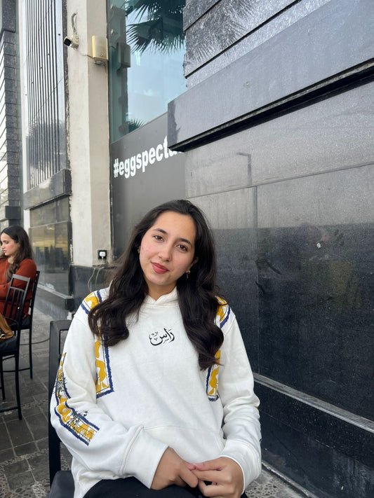 Pearl white oasis hoodie